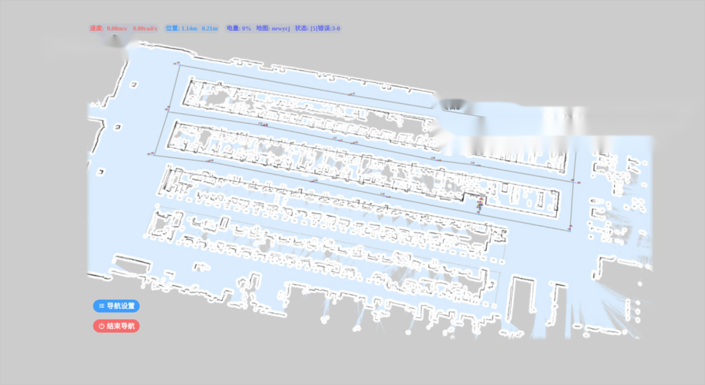 GC AGV&AMR Robotics AMR robot laser SLAM warehouse mapping visualization