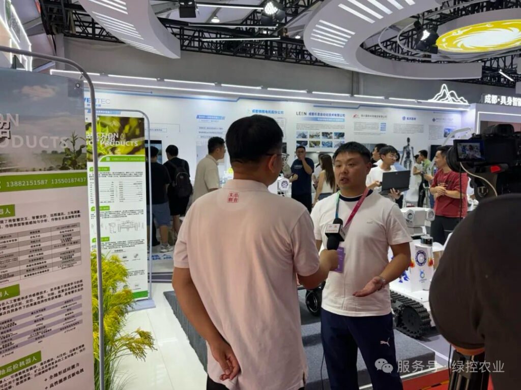 GC Robotics manager interviewed by CCTV state media at World Robot Conference WRC 2025
