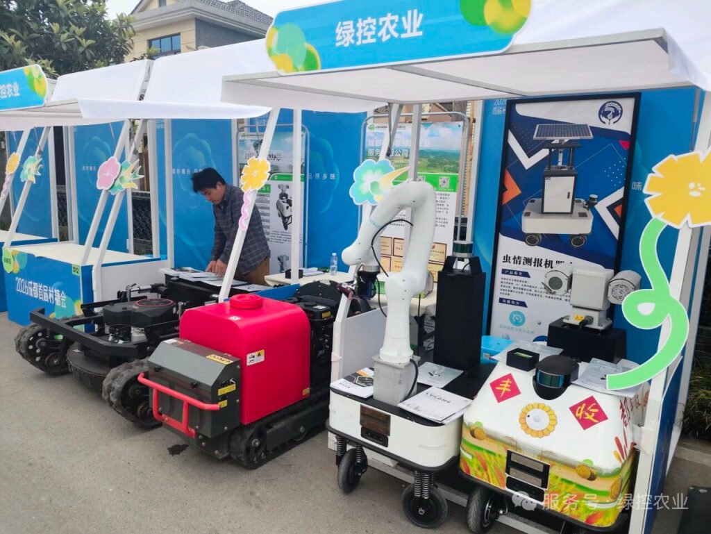 Wheeled and tracked mobile inspection robots exhibited for field inspection tasks
