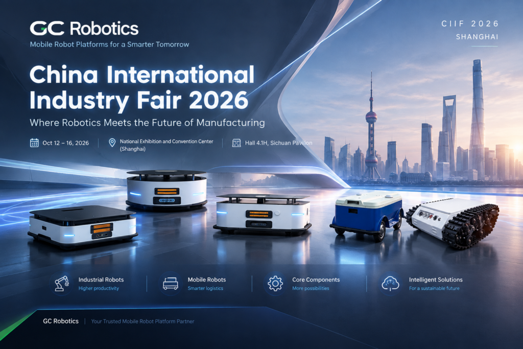 GC Robotics at CIIF 2026 in Shanghai, Hall 4.1H, Sichuan Pavilion